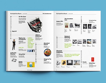 NYT Magazine Innovation Issue Contents →