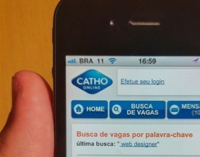 Catho Online - Site Mobile
