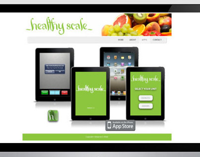Healthy Scale Website/App Design