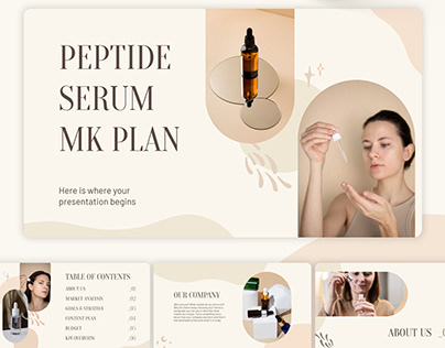 Presentation - Peptide serum Marketing Plan