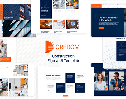 Credom - Architecture Industry Figma UI Template