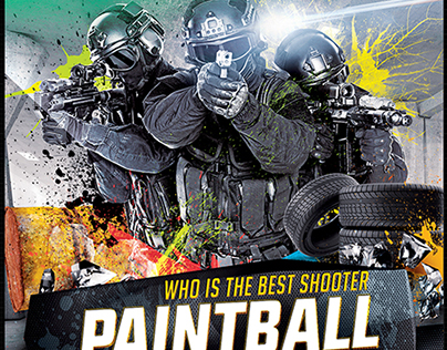 Paintball Flyer | PSD