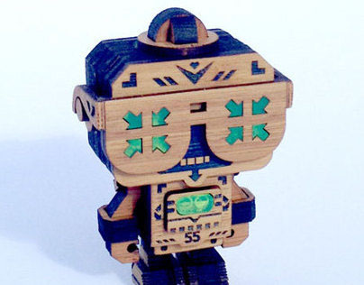 Mizale (See No Evil) wooden toy