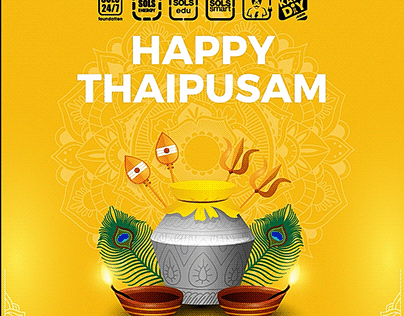 Happy Thaipusam Day motion graphic