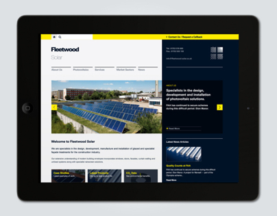 Fleetwood Solar Website