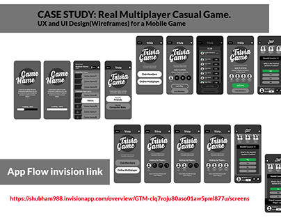 Case Study(Multiplayer UI/UX Design)