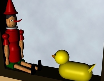 3D puppet and duck