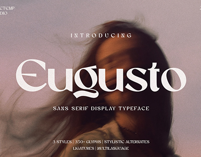 Eugusto Display Typeface