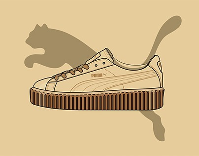 Puma x Fenty
Puma Creeper Illustration art