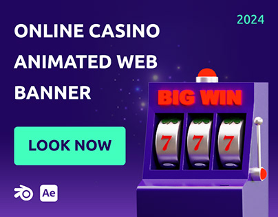 Online Casino animated web banner