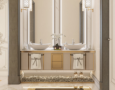 ZAK Architects® Artwork #Classic | Main Bathroom | Oman