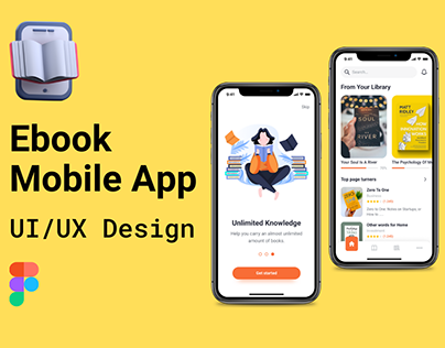 eBook Mobile App UI | App UI Design