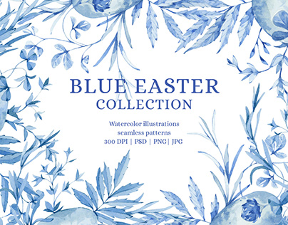 Blue Easter collection