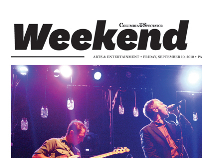 Columbia Daily Spectator -- "Weekend" Redesign