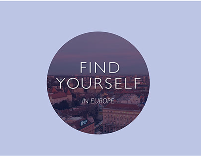 Find Yourself in Europe/Match movie/Motion graphic