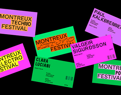 Project thumbnail - Montreux Jazz Festival - Visual Identity