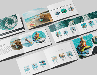 Brochure & Trifold design "SUPER PARADISE WATERSPORTS"