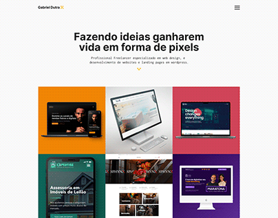 Portfólio Web Design 2022 | Gabriel Dutra
