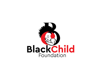 Black child Foundation logo design