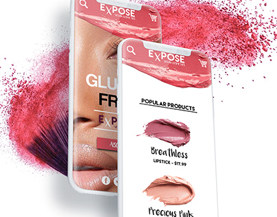 ExPOSE Cosmetics - Brand Boost // Identity Design