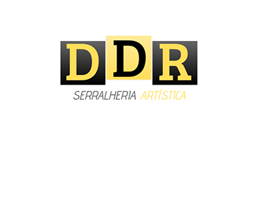 Logo tipo serralheria DDR