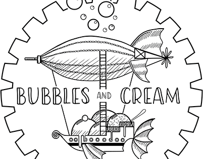 Bubbles and Cream Logo
