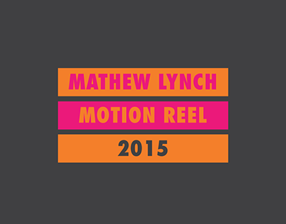Motion Reel 2015