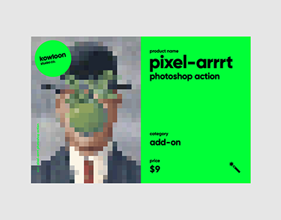 pixel-arrrt photoshop action