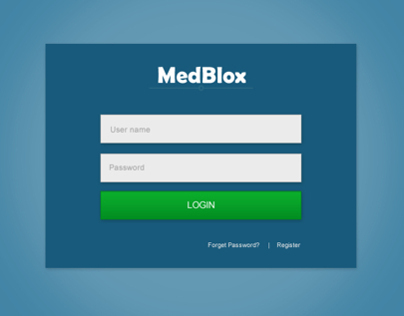 MedBlox Login UI