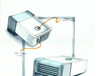 Mini heater design sketches