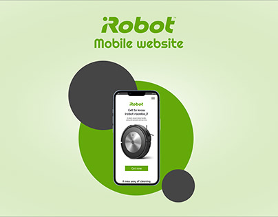 Mobile website design - Irobot roomba j7