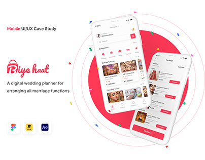 Biye Haat- Marriage Service App UI UX Design Case Study