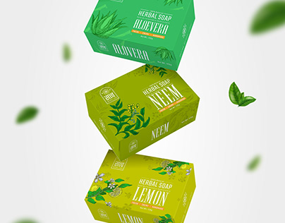 Sattva Herbal Soap Packaging