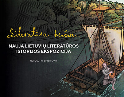 Illustrations for Maironis Lithuanian Literature Museum