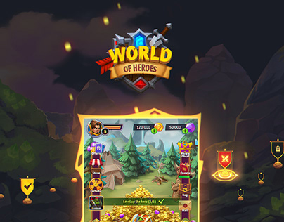 World of Heroes: User Interface