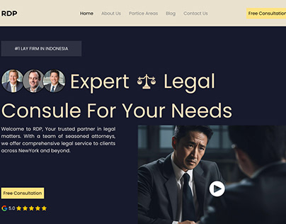 RDP - Law Landing Page