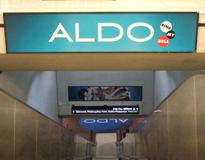 ALDO Subway Station Domination