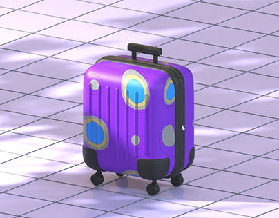 Suitcase 3D Motion