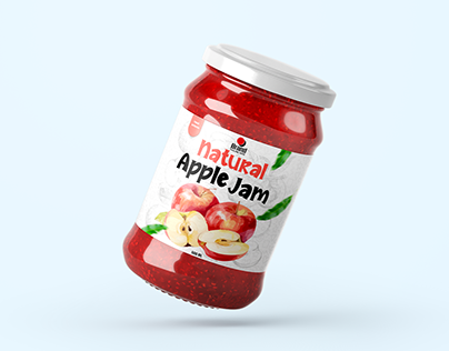 Apple Jam Label Design