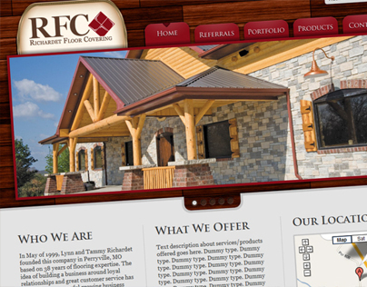 Richardet Floor Covering Website