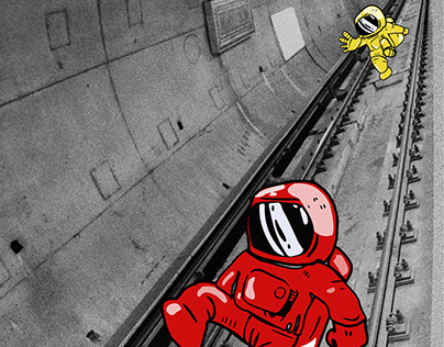 Astronauts in the Subway