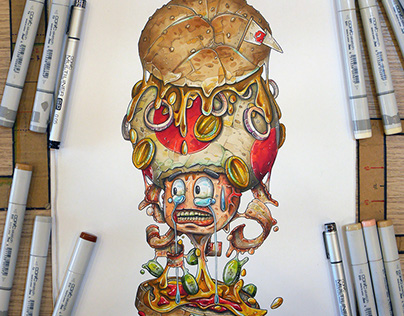 Super Mario Toad Burger