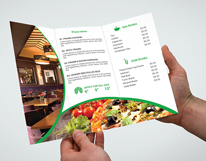 Pizza Place Trifold Brochure