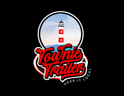 3D Townie Trailer Logo Design