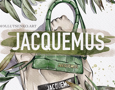 Fashion illustration | Jaquemus Chiquito leather bag