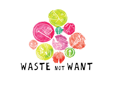 Waste not want logo