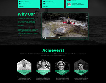 Boat&Float designed as a Web Template.