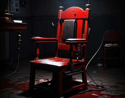 Bloodied Electric Chair
