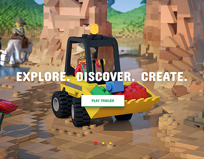 LEGO Worlds Launch Site Concept