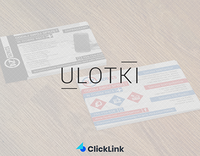Ulotki - Projekt: Rafał Łukasik - Clicklink.com.pl